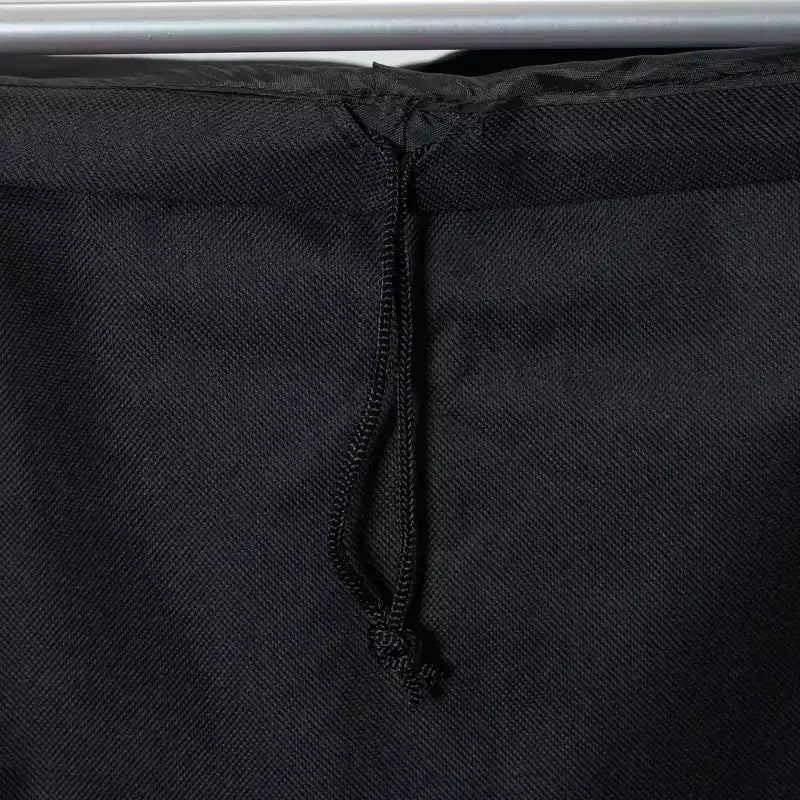 Panier à linge en bambou en X, doublure lavable et cadre en bambou, naturel