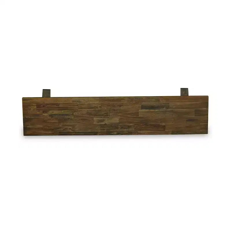 Banc de table à manger moderne avec assise en bois, 183 x 38 x 46 cm, finition espresso