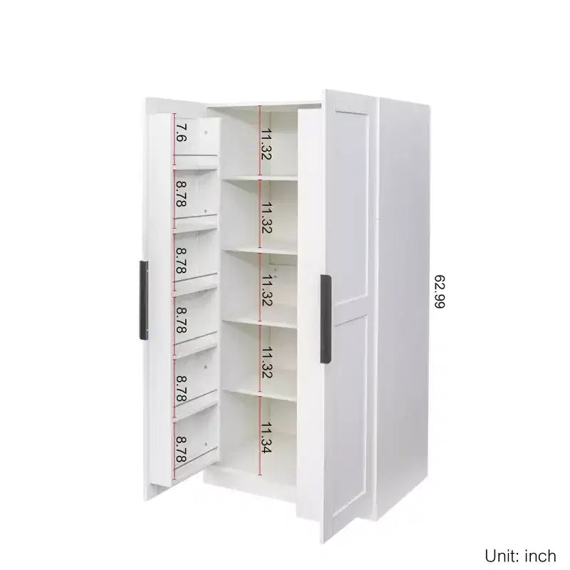 Meuble de rangement pour garde-manger de cuisine, buffet autoportant