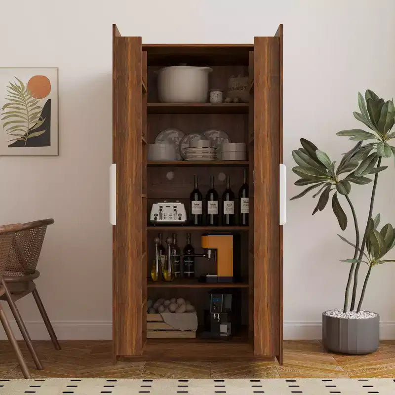 Meuble de rangement pour garde-manger de cuisine, buffet autoportant