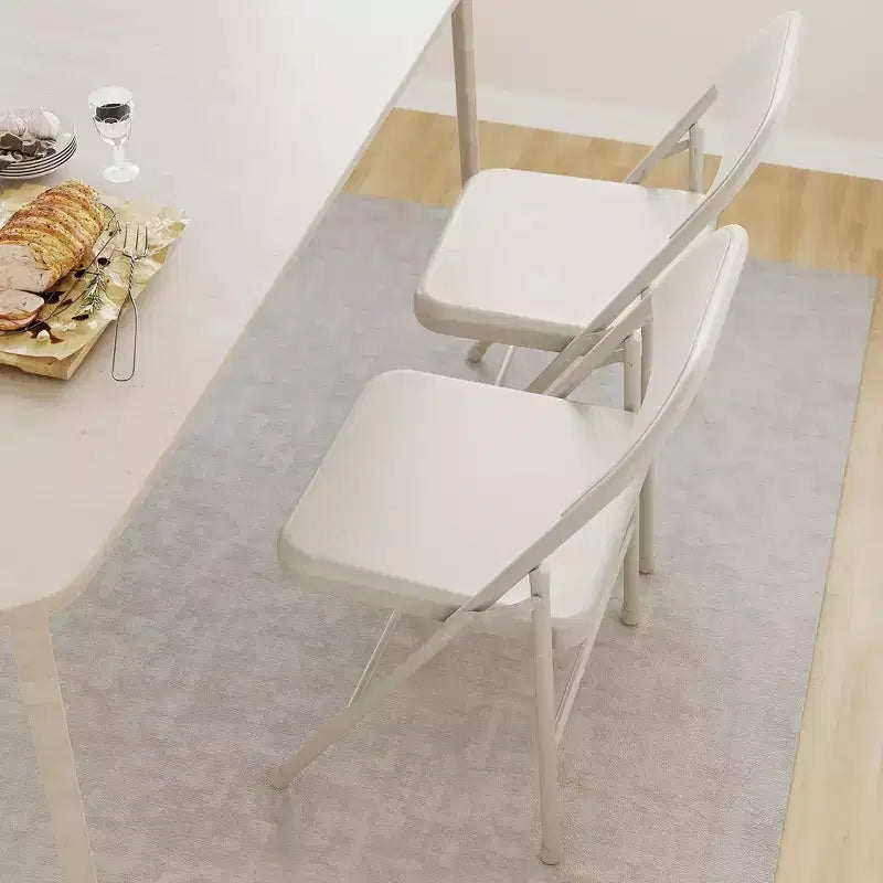 Lot de 2 chaises pliantes, capacité de 159 kg, cadre en métal, chaises pliantes noires portables pour intérieur/extérieur, salle à manger/salon et bureau