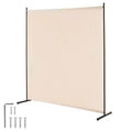 VEVOR Room Divider, Single Panel Room Divider, 6FT Privacy Screen Indoor, Partition Divider for Room Separation, Freestanding Room Divider Panel