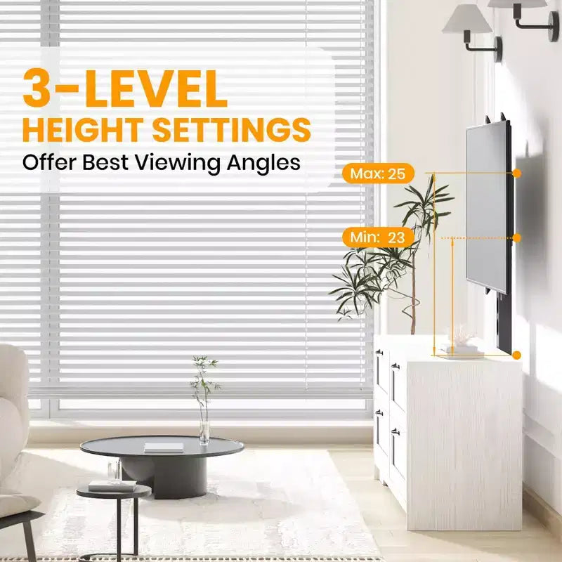 Meuble TV avec support et 4 tiroirs de rangement pour téléviseurs de 32/45/55/65/75/80 pouces, meuble de divertissement pour chambre à coucher, salon, table de console média en bois
