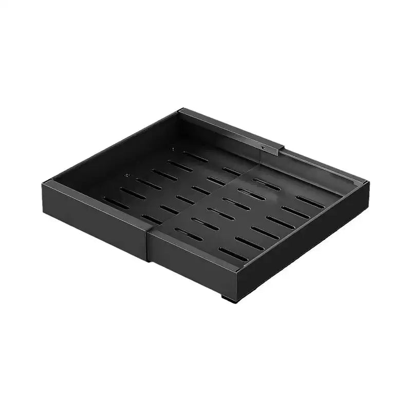 1Pc Expandable Pull Out Cabinet Organizer, Width Adjustable Slide Out Drawers, 3 Rails Large