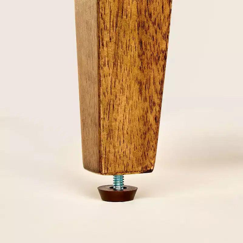 Bureau rectangulaire à 2 tiroirs - Chêne brun