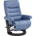 BenchMaster Peregrine Ocean Faux Leather Adjustable Swivel Recliner