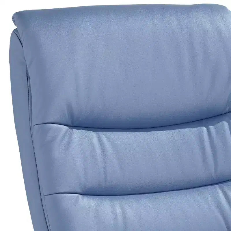 Fauteuil inclinable pivotant réglable en similicuir